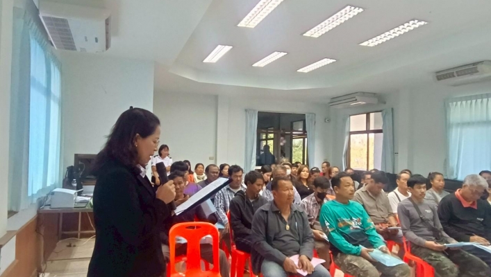 สทน.7 จัดตั้งและให้ความรู้กลุ่มผู้ใช้น้ำ ประจำปีงบประมาณ พ.ศ.2569 ในพื้นที่โครงการก่อสร้างระบบกระจายน้ำด้วยพลังงานไฟฟ้าบ้านยางโทน