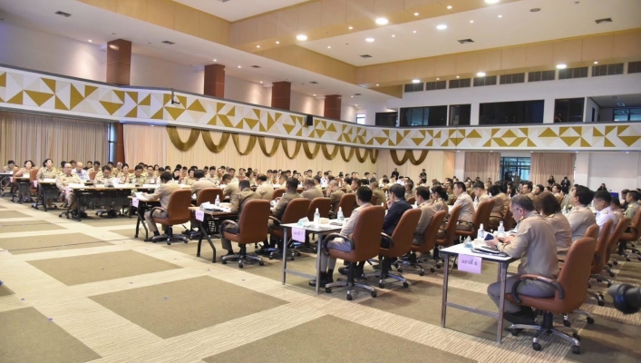 สทน.7 ประชุมคณะกรมการจังหวัดและหัวหน้าส่วนราชการ จังหวัดสุพรรณบุรี