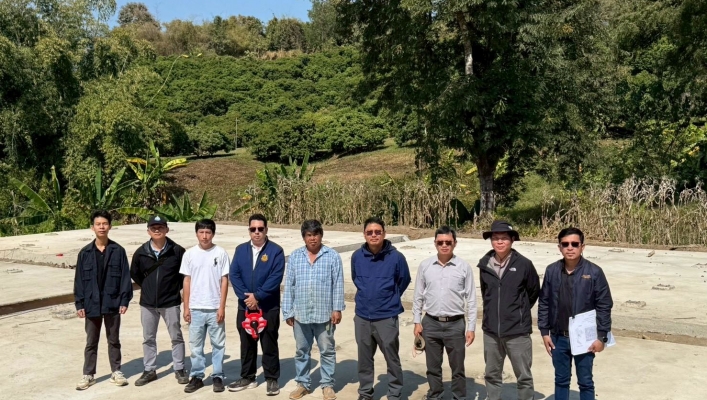 กรมทรัพยากรน้ำ โดย สำนักงานทรัพยากรน้ำที่ 1 ลงพื้นที่เร่งรัด/ติดตาม โครงการปรับปรุงเพิ่มประสิทธิภาพระบบกระจายน้ำแหล่งน้ำเดิม รพช. ตำบลเวียง อำเภอฝาง จังหวัดเชียงใหม่