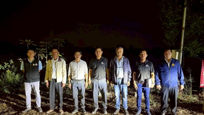 กรมทรัพยากรน้ำ โดย สำนักงานทรัพยากรน้ำที่ 1 ลงพื้นที่เร่งรัด/ติดตาม โครงการก่อสร้างระบบกระจายน้ำด้วยพลังงานแสงอาทิตย์จาก อ่างเก็บน้ำสาธารณะ (สปก.4)