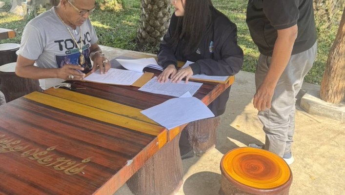 สทน.10 ลงพื้นที่ประสานงานกับผู้รู้ประจำสถานีเตือนภัย EWS และติดตามขอใช้พื้นที่ป่าสงวน จังหวัดกระบี่