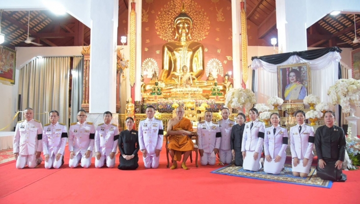 กรมทรัพยากรน้ำโดยสำนักงานทรัพยากรน้ำที่ 1 เข้าร่วมพิธีบำเพ็ญกุศลสตมวาร 100 วัน เพื่ออุทิศถวายเป็นพระราชกุศล สมเด็จพระนางเจ้าสิริกิติ์ พระบรมราชินีนาถ พระบรมราชชนนีพันปีหลวง