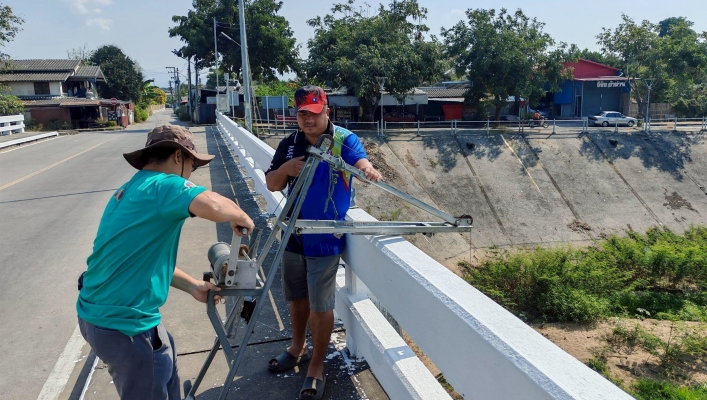 กรมทรัพยากรน้ำ โดย สำนักงานทรัพยากรน้ำที่ 1 ลงพื้นที่สำรวจวัดปริมาณน้ำ เก็บตัวอย่างน้ำ เพื่อวิเคราะห์ตะกอนแขวนลอย และซ่อมแซม ปรับปรุง สถานีอุตุนิยมวิทยา-อุทกวิทยา