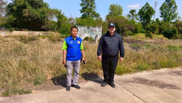 สทน.6 ลงพื้นที่สำรวจความเหมาะสมโครงการอนุรักษ์ฟื้นฟูแหล่งน้ำในพื้นที่จังหวัดชลบุรี