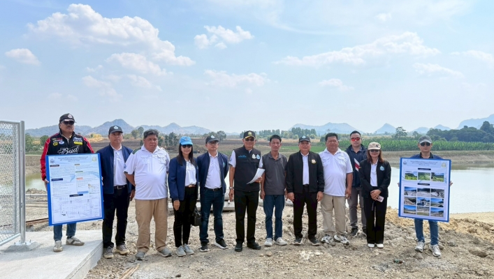 ผอ.สทน.6 ลงพื้นที่ตรวจติดตามโครงการอนุรักษ์ฟื้นฟูแหล่งน้ำ เพื่อเร่งรัดการดำเนินงานให้เป็นไปตามแผนการดำเนินงานของสำนักงานทรัพยากรน้ำที่ 6