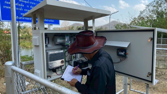 สทน.7 ลงพื้นที่ตรวจสอบ ซ่อมแซม ปรับปรุง และบำรุงรักษาสถานีเตือนภัยล่วงหน้า (Early Warning) น้ำท่วมฉับพลัน - ดินถล่ม ในเขตพื้นที่จังหวัดราชบุรี จังหวัดเพชรบุรี และจังหวัดประจวบคีรีขันธ์