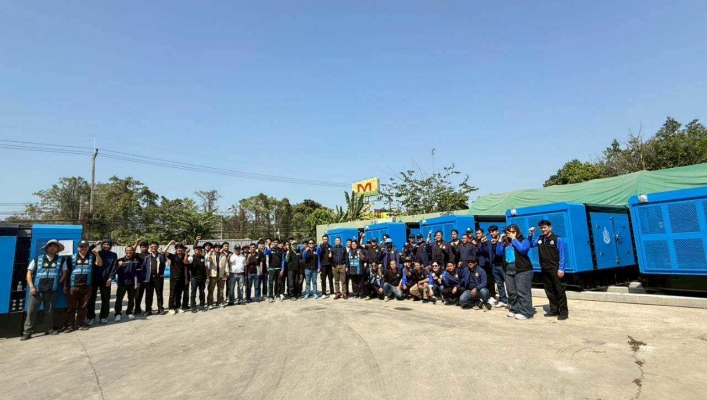 สทน.7 ร่วมการฝึกอบรมการใช้งานและบำรุงรักษาเครื่องสูบน้ำแบบเคลื่อนที่ระบบไฮดรอลิคส่งระยะไกลแบบปรับอัตราการไหลตามช่วงกำลังงานที่เปลี่ยนไป ขนาด 16 นิ้ว