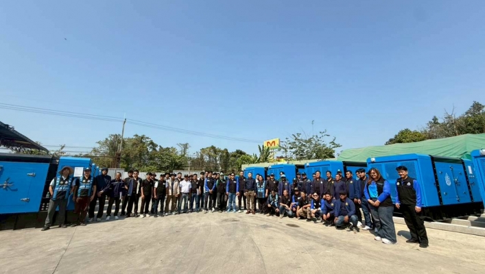 กรมทรัพยากรน้ำ โดย สำนักงานทรัพยากรน้ำที่ 5 เข้าร่วมฝึกอบรมโครงการจัดซื้อเครื่องสูบน้ำแบบเคลื่อนที่ระบบไฮดรอลิค ขนาด 14 นิ้ว ขนาด 16 นิ้ว และขนาด 24 นิ้ว