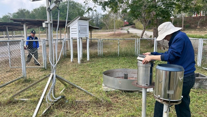 สทน.7 ตรวจสอบและบำรุงรักษาสถานี อุทกวิทยา-อุตุนิยมวิทยา