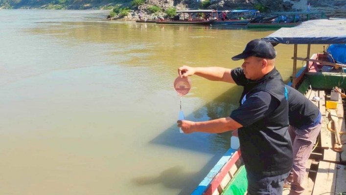 กรมทรัพยากรน้ำ โดยสำนักงานทรัพยากรน้ำที่ 1 ส่วนอุทกวิทยาที่ 3 แม่ฮ่องสอน  “ติตตามเก็บตัวอย่างน้ำในแม่น้ำสาละวิน ครั้งที่ 7/2569”