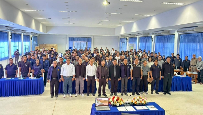 กรมทรัพยากรน้ำ โดยสำนักงานทรัพยากรน้ำที่1 สอน.3 กำแพงเพชร เข้าร่วมประชุมปัจฉิมนิเทศโครงการศึกษาแผนหลักการพัฒนาและการบริหารจัดการทรัพยากรน้ำในลุ่มน้ำคลองสวนหมาก ภายใต้โครงการศึกษาความเหมาะสมและประเมินผลกระทบสิ่งแวดล้อม อ่างเก็บน้ำคลองสวนหมาก จังหวัดกำแพงเพ