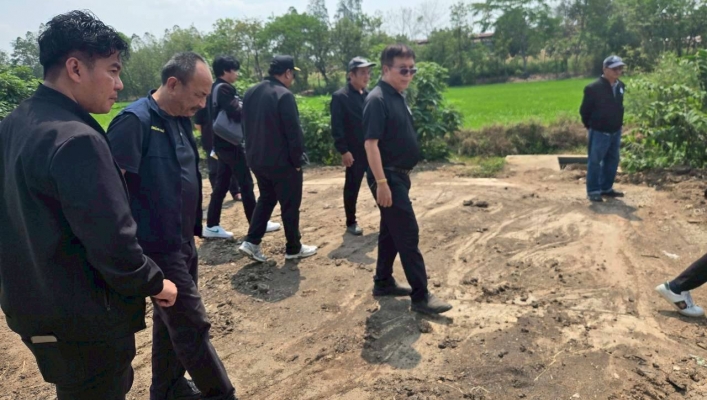 ทน.สทน.2 นำคณะเจ้าหน้าที่กลุ่มนิติการลงพื้นที่ตรวจสอบโครงการในพื้นที่ จ.ชัยนาท