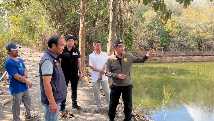 ทส.ห่วงใยประชาชน กรมทรัพยากรน้ำ โดย สำนักงานทรัพยากรน้ำที่ 1 เดินหน้าแก้ภัยแล้งพะเยา เร่งสำรวจแหล่งน้ำต้นทุน ช่วยประชาชนนอกเขตประปาภูมิภาค