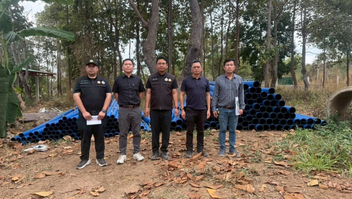 กรมทรัพยากรน้ำ โดย สำนักงานทรัพยากรน้ำที่ 1 ลงพื้นที่เร่งรัด/ติดตาม โครงการก่อสร้างระบบกระจายน้ำสนับสนุนโครงการอนุรักษ์พันธุกรรมพืชอันเนื่องมาจากพระราชดำริ สมเด็จพระเทพรัตนราชสุดาฯ สยามบรมราชกุมาร (อพ.สธ.)