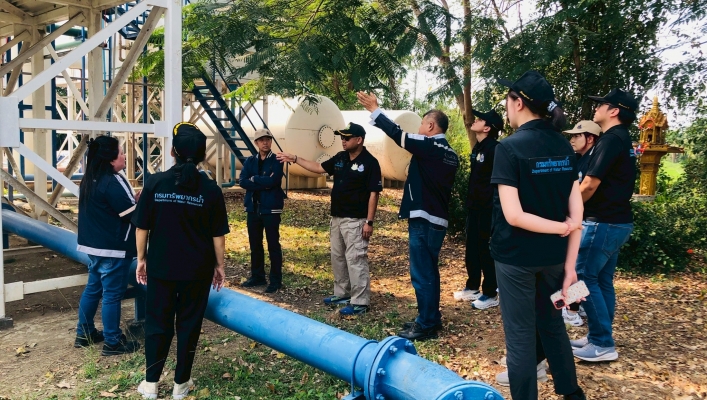 เข้าร่วมตรวจ กำกับ การประกอบกิจการประปาสัมปทาน