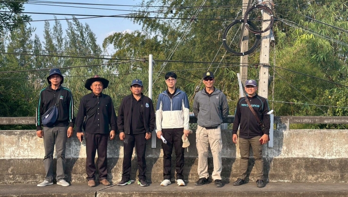สทน.7 ลงพื้นที่สำรวจและตรวจสอบสถานีสนามระบบโทรมาตรลุ่มน้ำแม่กลอง