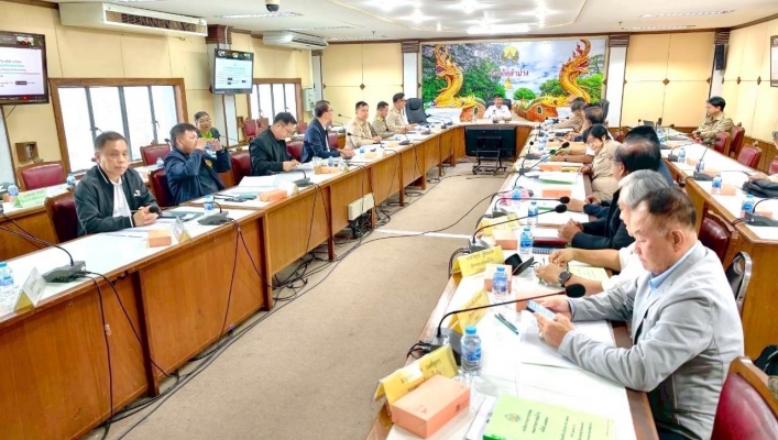 กรมทรัพยากรน้ำ โดย สำนักงานทรัพยากรน้ำที่ 1 ร่วมประชุม นำเสนอข้อมูลการขออนุญาตใช้น้ำต่อคณะกรรมการลุ่มน้ำวัง ครั้งที่ 1/2569