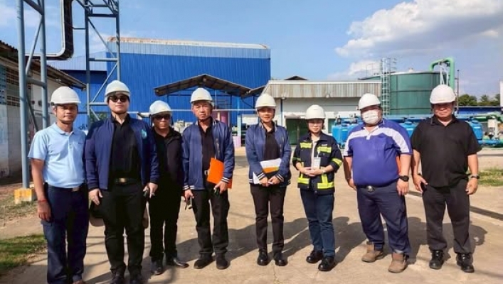 สทน.6 ลงพื้นที่ตรวจสอบสถานที่ใช้น้ำ - แหล่งน้ำ ร่วมกับบริษัท ไทยเคนเปเปอร์ จำกัด (มหาชน)
