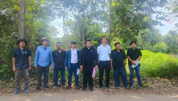 สทน.6 ลงพื้นที่ดำเนินการสำรวจความเหมาะสมในพื้นที่ตำบลเนินฆ้อ เพื่อพิจารณาแนวทางแก้ไขปัญหาการขาดแคลนน้ำ