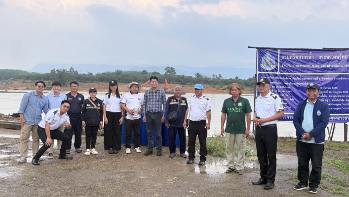 สทน.6 ลงพื้นที่ตรวจติดตาม เพื่อเร่งรัดการดำเนินงานให้เป็นไปตามแผนของสำนักงานทรัพยากรน้ำที่ 6 ในพื้นที่ จังหวัดตราด