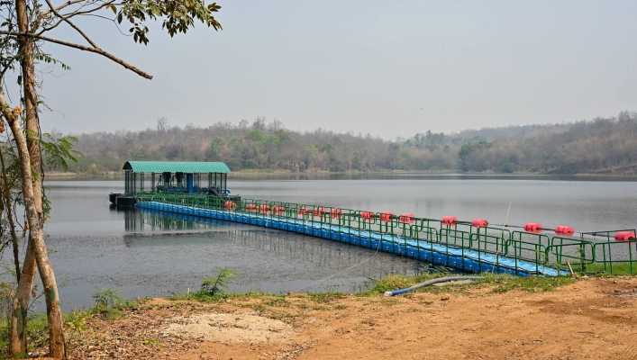 กรมทรัพยากรน้ำลงพื้นที่โครงการก่อสร้างระบบกระจายน้ำสนับสนุนการควบคุมไฟป่าดอยพระบาท