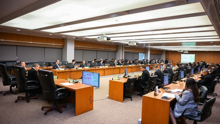 กรมทรัพยากรน้ำร่วมให้ข้อมูลแก่คณะอนุกรรมาธิการด้านการจัดการภัยพิบัติระดับชาติ เสริมประสิทธิภาพการจัดการน้ำของประเทศ