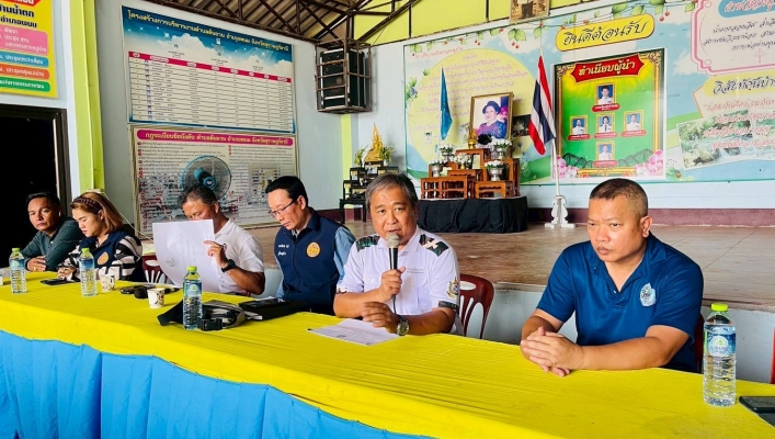 สทน.10 จัดประชุมเชิงปฏิบัติการเพื่อรับฟังความคิดเห็นตามระเบียบสำนักนายกรัฐมนตรีว่าด้วยการรับฟังความคิดเห็นของประชาชน พ.ศ.2548 โครงการก่อสร้างฝายคลองลวน พร้อมระบบกระจายน้ำ