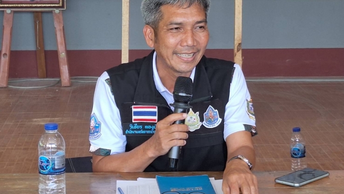 สทน.10 ดำเนินการจัดโครงการ การบริหารจัดการน้ำและดูแลรักษาอย่างมีส่วนร่วมและยั่งยืน (เสริมสร้างความเข้มแข็งกลุ่มผู้ใช้น้ำ/เครือข่ายเดิม) กลุ่มผู้ใช้น้ำโครงการก่อสร้างระบบกระจายน้ำพลังงานแสงอาทิตย์แหล่งน้ำหนองปึก