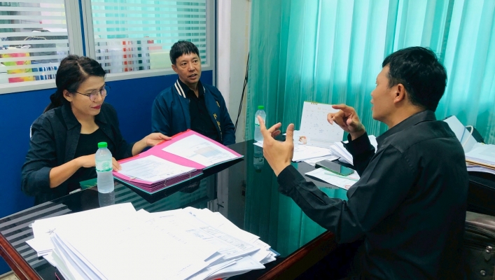 ลงพื้นที่ตรวจสอบสถานที่ใช้น้ำ-แหล่งน้ำ ตามคำขอรับใบอนุญาตการใช้น้ำประเภทที่สอง กรณีระบบประปาหมู่บ้าน ที่นำทรัพยากรน้ำสาธารณะมาใช้เป็นน้ำดิบในการผลิตประปา ณ องค์การบริหารส่วนตำบลพระนอน อำเภอเมือง จังหวัดนครสวรรค์