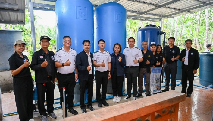 กรมทรัพยากรน้ำ ติดตามการติดตั้งเครื่องสูบน้ำบรรเทาภัยแล้งและระบบน้ำสะอาด เสริมความมั่นคงด้านน้ำให้ชุมชนและสถานศึกษา