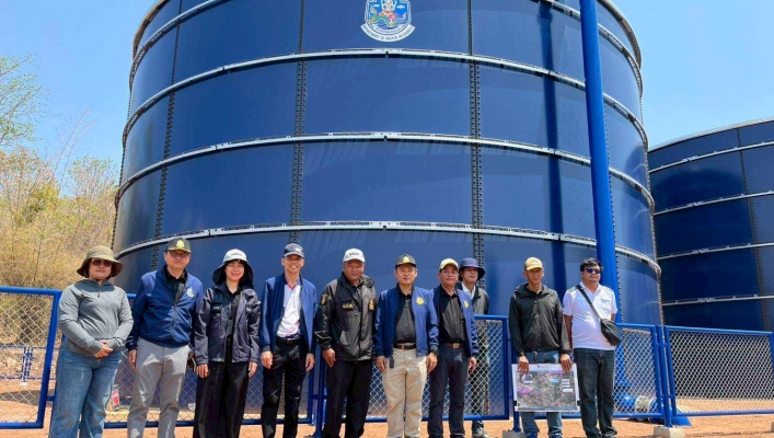 สทน.7 ร่วมกับ ป.ป.ช. ลงพื้นที่ติดตามโครงการก่อสร้างระบบกระจายน้ำฯ ในจังหวัดราชบุรี