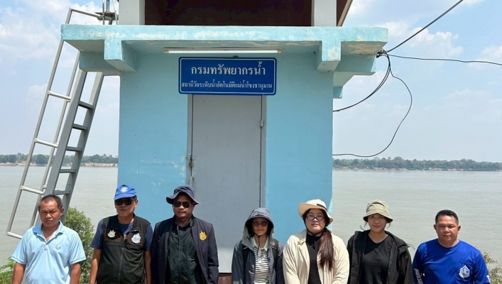 ทส. ทน. สทน.11 ส่วนอุทกวิทยา ตรวจสอบและบำรุงรักษาสถานีอุตุ-อุทกวิทยาแม่น้ำโขง