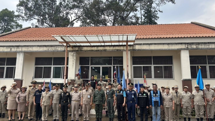 ทส. ทน. สทน.11 ส่วนเครื่องกล ร่วมกิจกรรมตรวจความพร้อม และปล่อยเครื่องจักรกลสาธารณภัย ยานพาหนะ