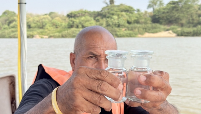 ทส. ทน. สทน.11 ส่วนอุทกวิทยา  ติดตามตรวจสอบคุณภาพน้ำแม่น้ำโขง และแม่น้ำมูล