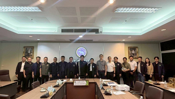 กรมทรัพยากรน้ำ โดยสำนักงานทรัพยากรน้ำที่ 1 ส่วนอนุรักษ์ทรัพยากรน้ำที่ 4 เชียงราย ลงพื้นที่พบผู้ว่าราชการจังหวัดเชียงราย