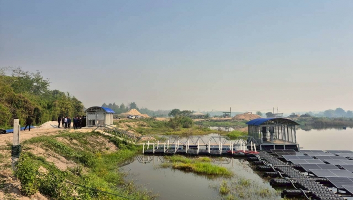 สำนักงานทรัพยากรน้ำที่ 1 ลงพื้นที่โครงการก่อสร้างระบบกระจายน้ำด้วยพลังงานแสงอาทิตย์ หมู่ที่ 3,4,9 บ้านหัวทุ่ง จังหวัดลำปาง