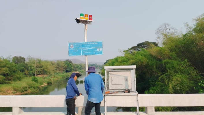 สทน.9 ลงพื้นที่โยกย้ายสถานีเตือนภัย และตรวจสอบ ซ่อมแซม บำรุงรักษาระบบเตือนภัยน้ำท่วม - ดินถล่ม (Early Warning) ในเขตพื้นที่จังหวัดสุโขทัย