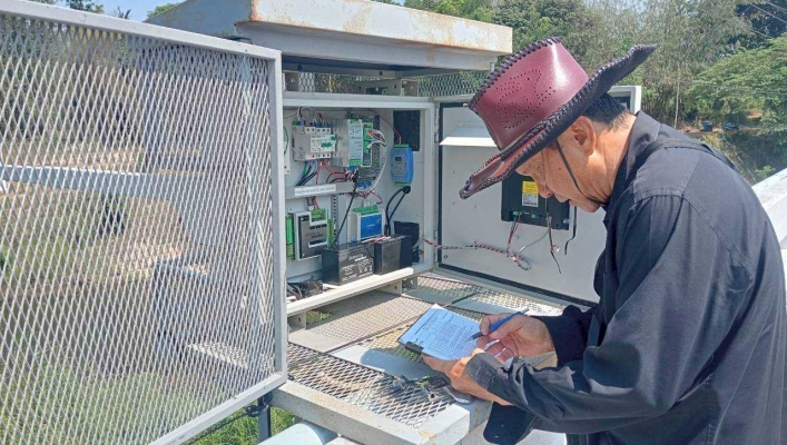 สทน.7 ลงพื้นที่ตรวจสอบ ซ่อมแซม ปรับปรุง และบำรุงรักษาสถานีเตือนภัยล่วงหน้า  (Early Warning) น้ำท่วมฉับพลัน - ดินถล่ม ในเขตพื้นที่จังหวัดราชบุรี จังหวัดเพชรบุรี และจังหวัดประจวบคีรีขันธ์