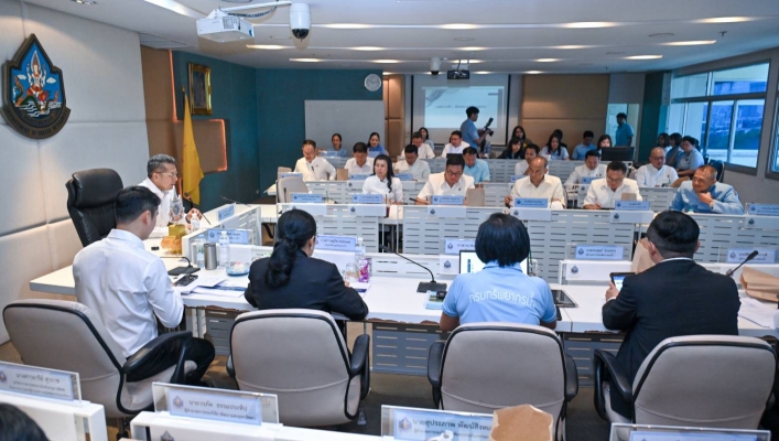 กรมทรัพยากรน้ำ ประชุมคณะกรรมการเร่งรัดงบประมาณ ติดตามผลเบิกจ่ายปี 2568-2569