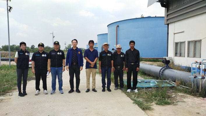 ​สทน.6 ร่วมตรวจ กำกับ การประกอบกิจการประปาสัมปทานในเขตพื้นที่จังหวัดชลบุรี