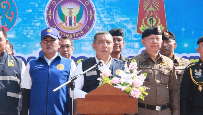 สทน.10 เข้าร่วมพิธีเปิดศูนย์ปฏิบัติการป้องกันและลดอุบัติเหตุทางถนน เทศกาลสงกรานต์ พ.ศ.2569 และร่วมสนับสนุนน้ำดื่มบรรจุขวด และเครื่องดื่มประเภทไม่มีแอลกอฮอล์