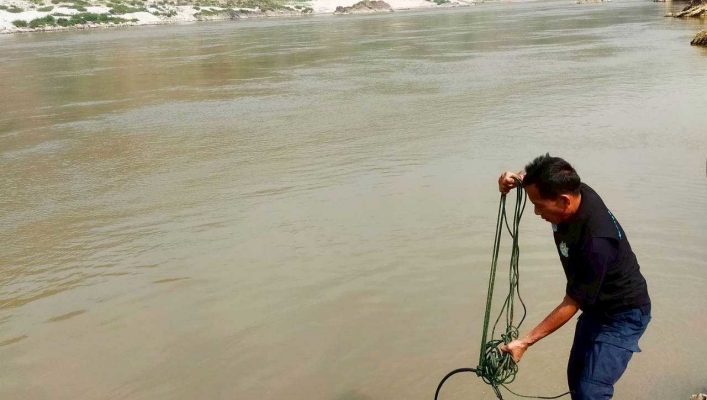 กรมทรัพยากรน้ำ โดยสำนักงานทรัพยากรน้ำที่ 1 ส่วนอุทกวิทยาที่ 3 แม่ฮ่องสอน “ติตตามเก็บตัวอย่างน้ำในแม่น้ำสาละวิน ครั้งที่ 9/2569”