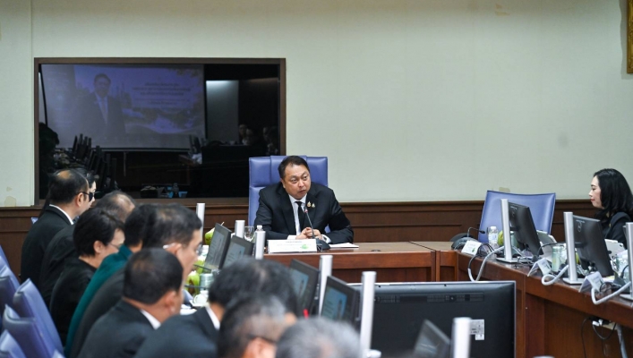กรมทรัพยากรน้ำ รับมอบนโยบายของ รมว.ทส. ในการจัดทำคำของบประมาณปี 2570