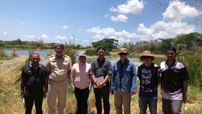 สทน.7 ลงตรวจสอบพื้นที่ กรณีราษฎรขอพระราชทานโครงการพัฒนาแหล่งน้ำในพื้นที่ตำบลห้วยทราย อำเภอเมืองประจวบคีรีขันธ์ จังหวัดประจวบคีรีขันธ์