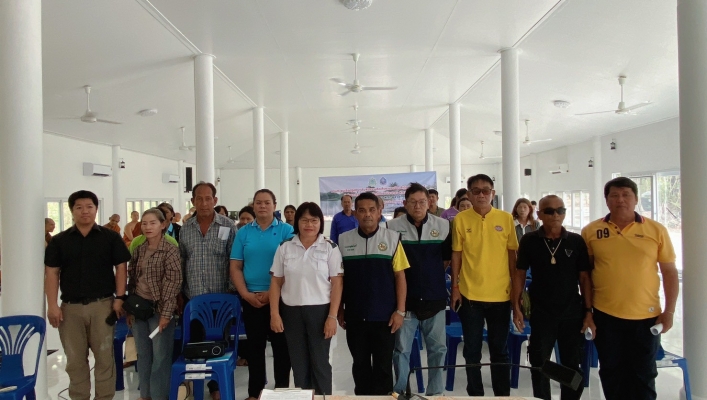 สทน.7 จัดประชุมรับฟังความคิดเห็นของประชาชน สำหรับโครงการอนุรักษ์ฟื้นฟูแหล่งน้ำภายในวัดป่าภาวนาวิเวก หมู่ที่ 13 ตำบลรางบัว อำเภอจอมบึง จังหวัดราชบุรี