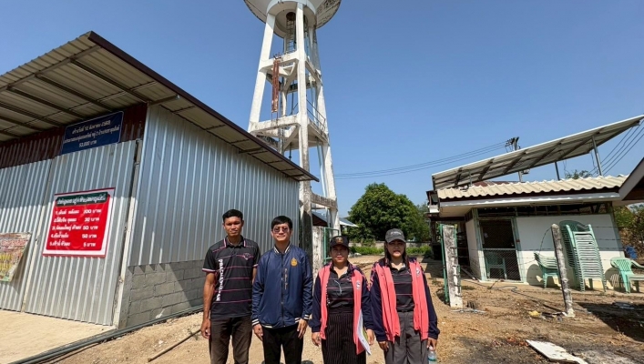 กรมทรัพยากรน้ำ  โดย สำนักงานทรัพยากรน้ำที่ 1  เก็บตัวอย่างน้ำประปาหมู่บ้าน จ.กำแพงเพชร  เพื่อวิเคราะห์คุณภาพและประเมินระบบ