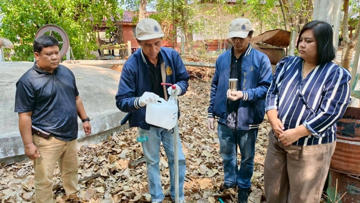 ส่วนการจัดสรรน้ำที่ 3 นครสวรรค์ ลงพื้นที่เก็บตัวอย่างน้ำจากระบบประปาหมู่บ้านขององค์กรปกครองส่วนท้องถิ่น วันที่ 28 เมษายน 2569 ในพื้นที่จังหวัดนครสวรรค์