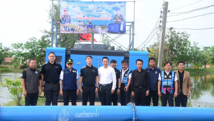 กรมทรัพยากรน้ำ ลงพื้นที่ติดตามสถานการณ์น้ำ พร้อมหารือแนวทางพัฒนาแหล่งน้ำในพื้นที่ตำบลไชยวาน