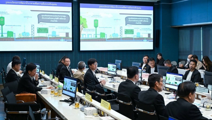 กรมทรัพยากรน้ำร่วมประชุมกับคณะกรรมาธิการทรัพยากรธรรมชาติและสิ่งแวดล้อม แก้ปัญหาน้ำอุปโภคบริโภคสุพรรณบุรี