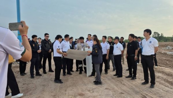 สทน.3 ลงพื้นที่ติดตามเฝ้าระวังและสังเกตการณ์การดำเนินโครงการเพิ่มประสิทธิภาพการบริหารจัดการน้ำอย่างยั่งยืน เป็นกรณีเร่งด่วนและเพื่อการกระตุ้นเศรษฐกิจ โครงการอนุรักษ์ฟื้นฟูแหล่งน้ำหนองแสง